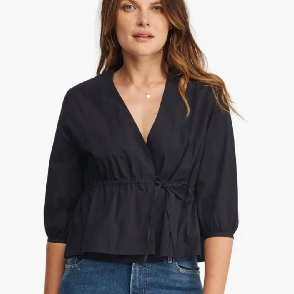 Able June Wrap Cross Body Top Sz XL